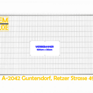 Mesh Werbebanner 100cm x 50cm