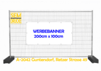 Mesh Werbebanner 200cm x 100cm