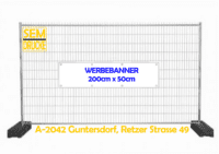 Mesh Werbebanner 200cm x 50cm