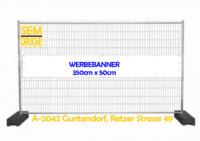 Mesh Werbebanner 350cm x 50cm