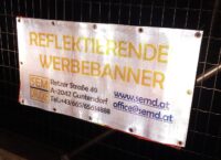 Reflexbanner 300cm x 100cm