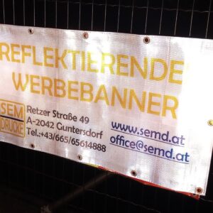 Reflexbanner 300cm x 100cm