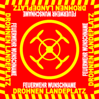 BOS Drohnenlandeplatz 150 x 150 cm rgw