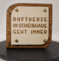 Duftkerze im Scheißhaus geht immer