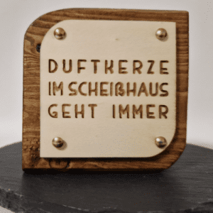 Duftkerze im Scheißhaus geht immer